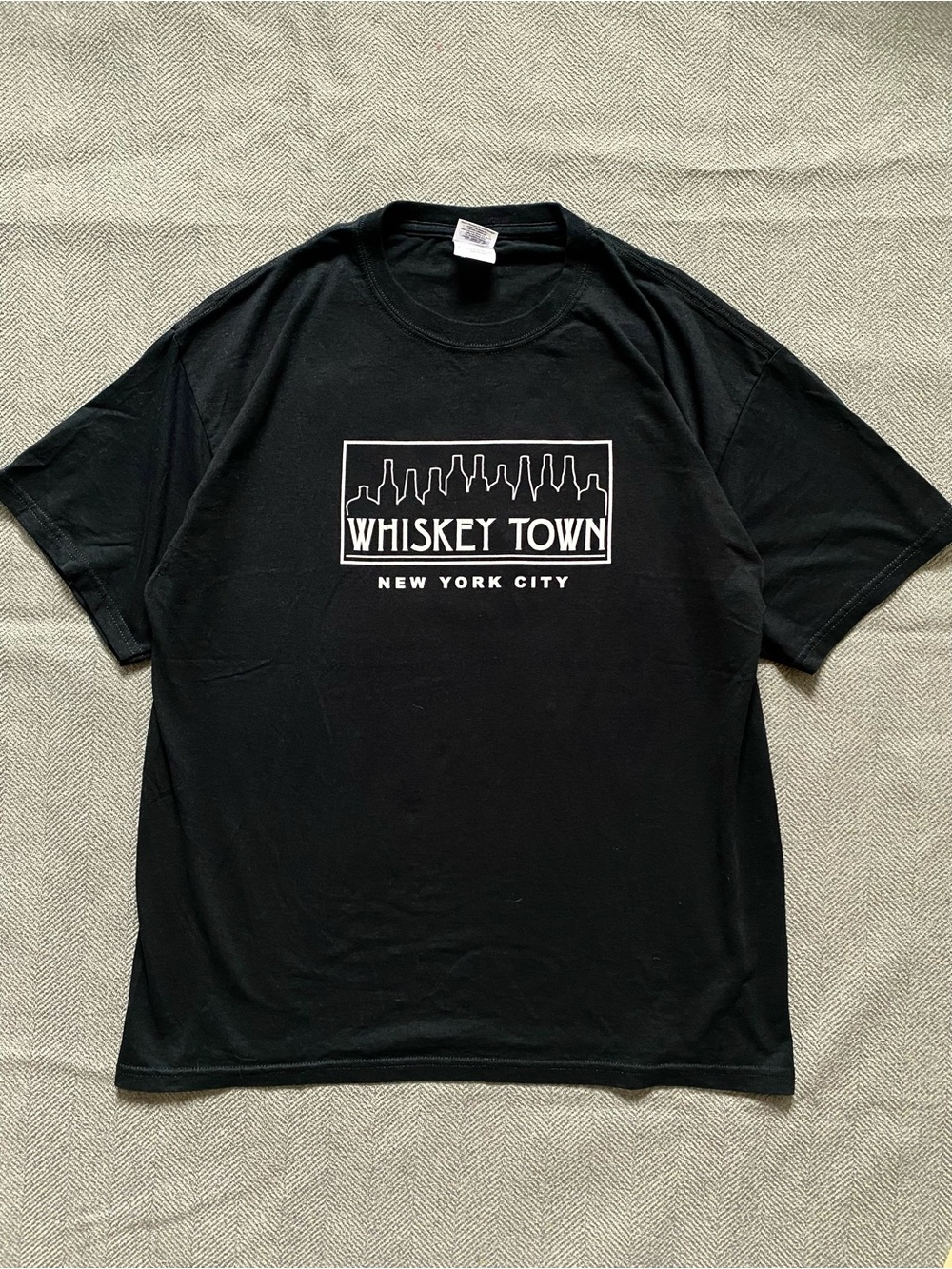 Whiskey Town New York City "Let's Get Weird" Graphic Tee - Size Large